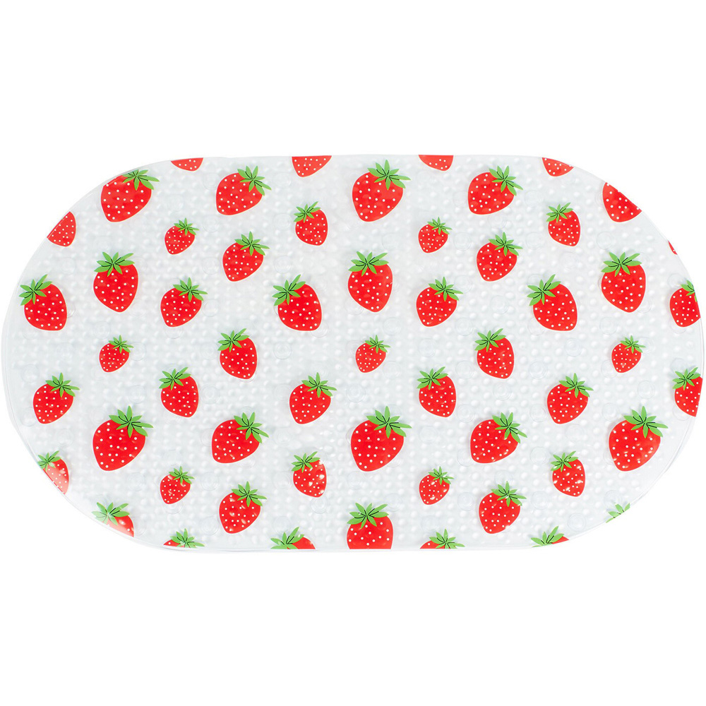 Strawberry Printed Bath Mat - Multicoour Image 1