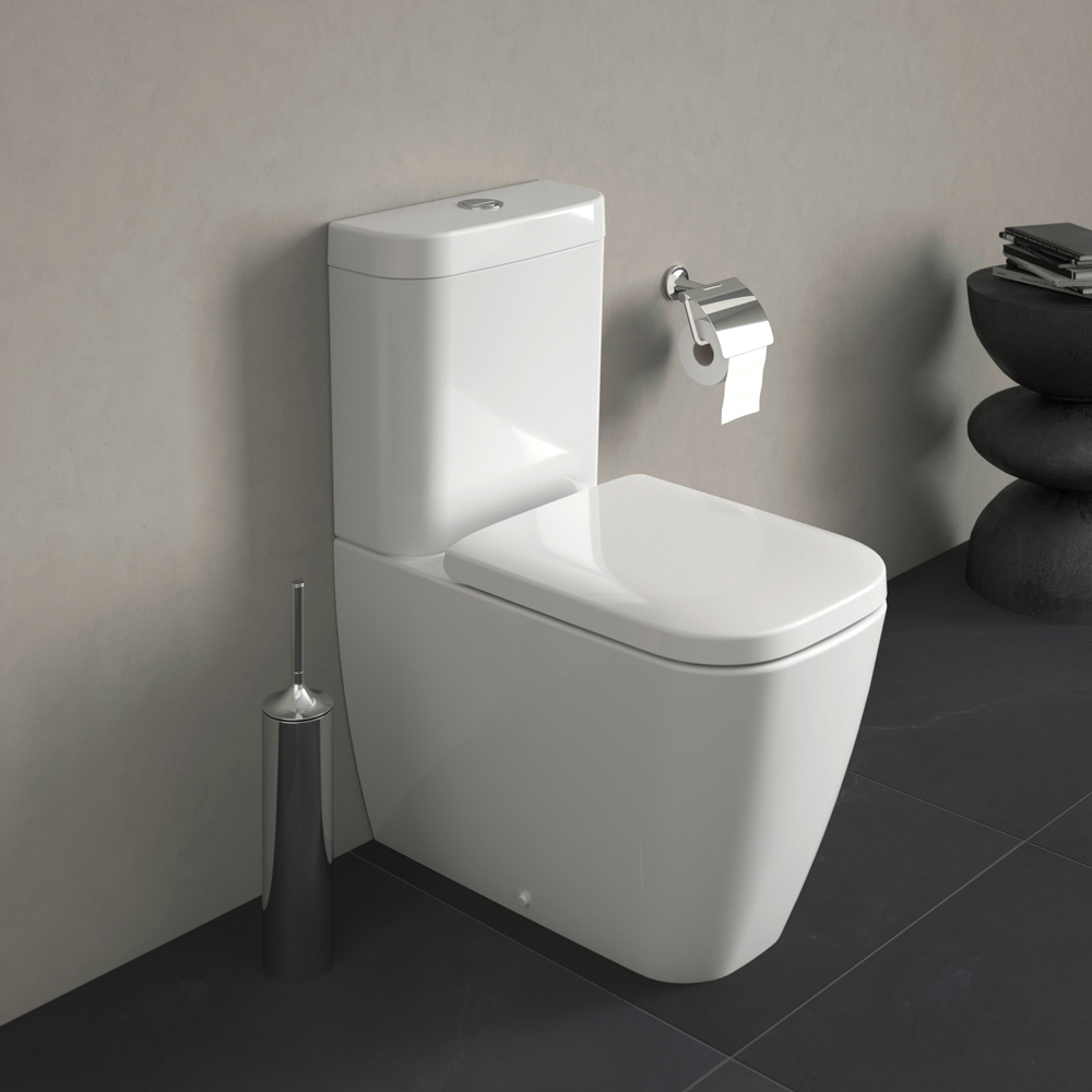Duravit Happy D.2 White Toilet Seat and Cover 359 x 430mm Image 2