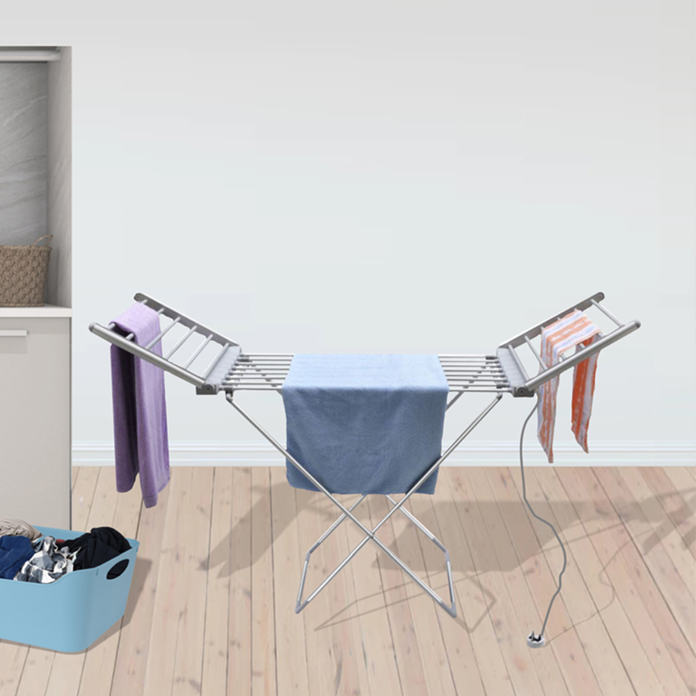 Groundlevel Extra Large Heated Electric Winged Airer Image 2
