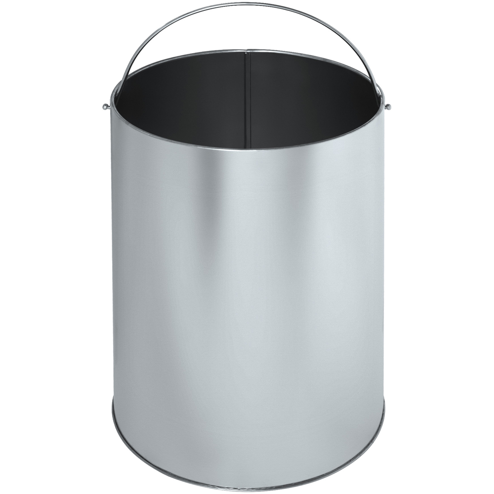 tectake Black Ashtray with Bin Image 6