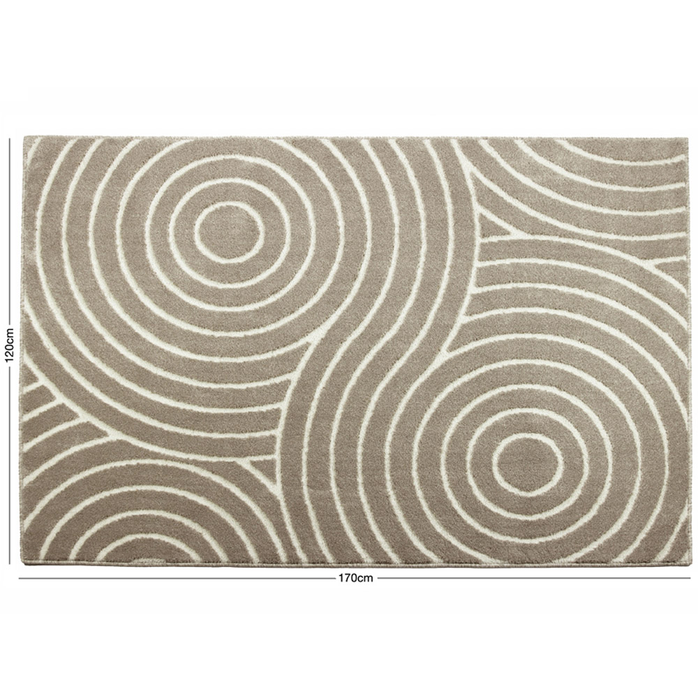 Eselle Rhythm Sculpt Natural Rug 120 x 170cm Image 7
