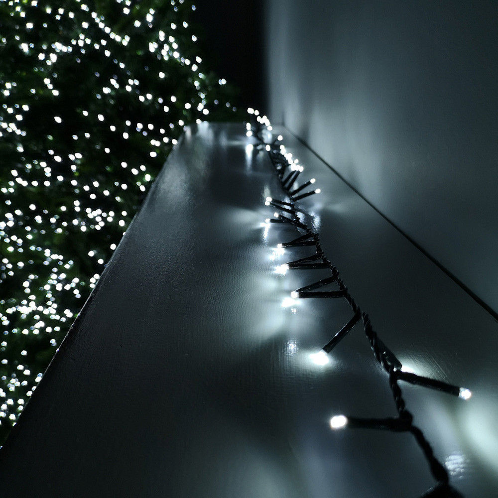 Samuel Alexander 750 Cool White LED Multi-Function Green String Light 19m Image 1