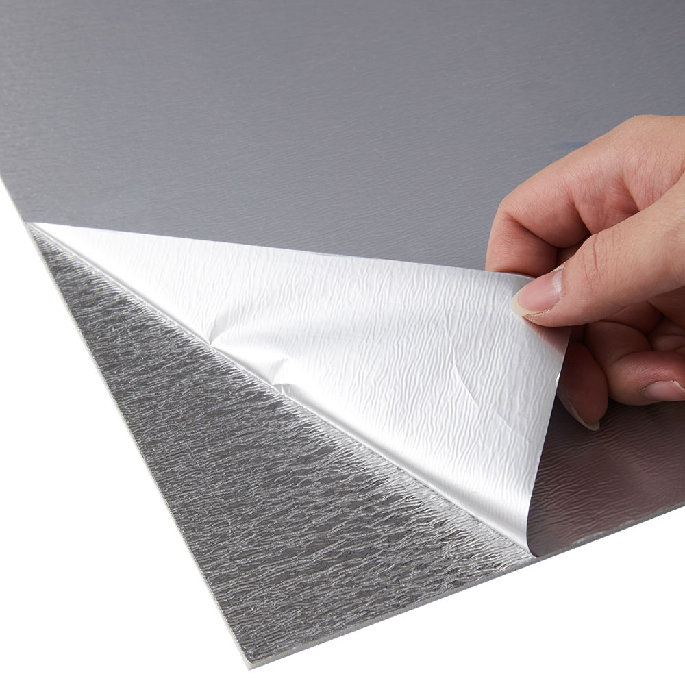 Living and Home Marble Patterned White and Black PVC Self Adhesive Wall Sticker 10 Pack Image 8