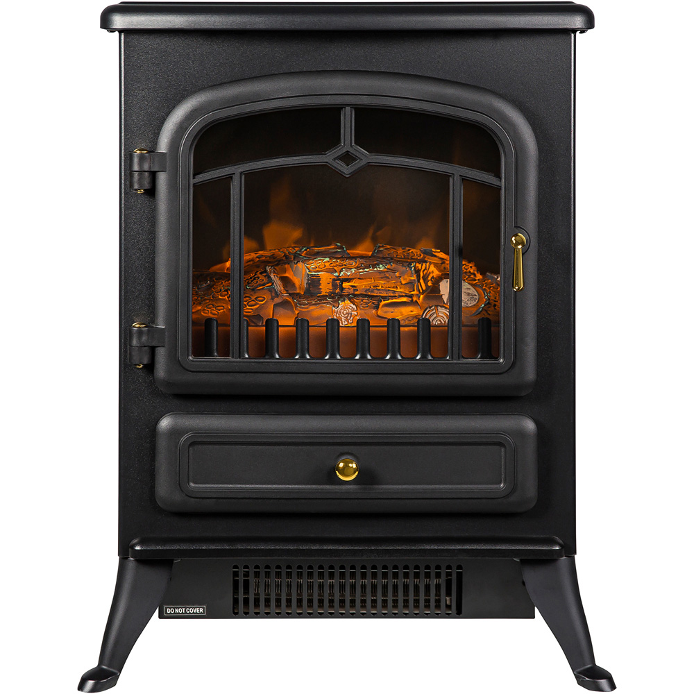 Russell Hobbs RHEFSTV1002B Black Electric Stove Fire 1850W Image 3