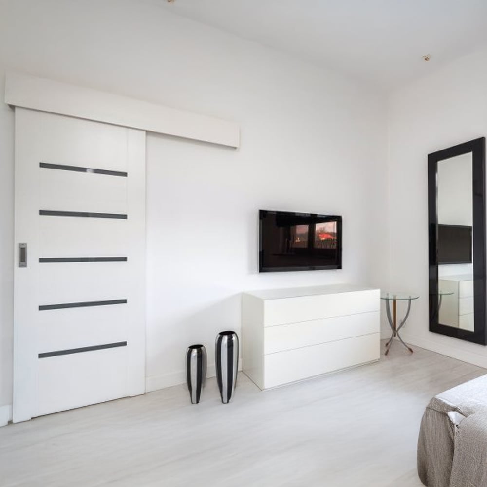 Coburn House One Single Door Sliding Entrance Door Track Fixing Kit 750-900mm Image 2