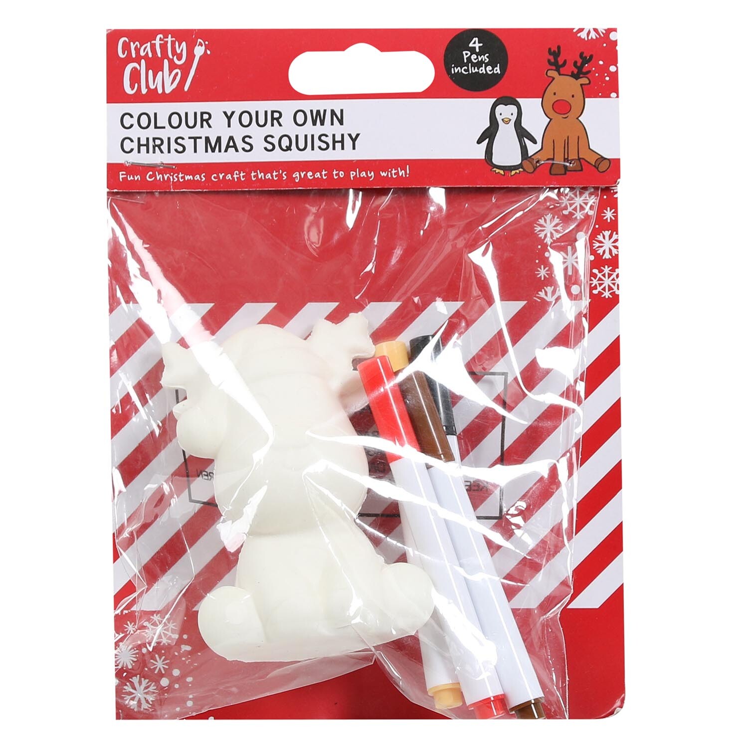 Crafty Club Colour Your Own Christmas Squishy Image 3