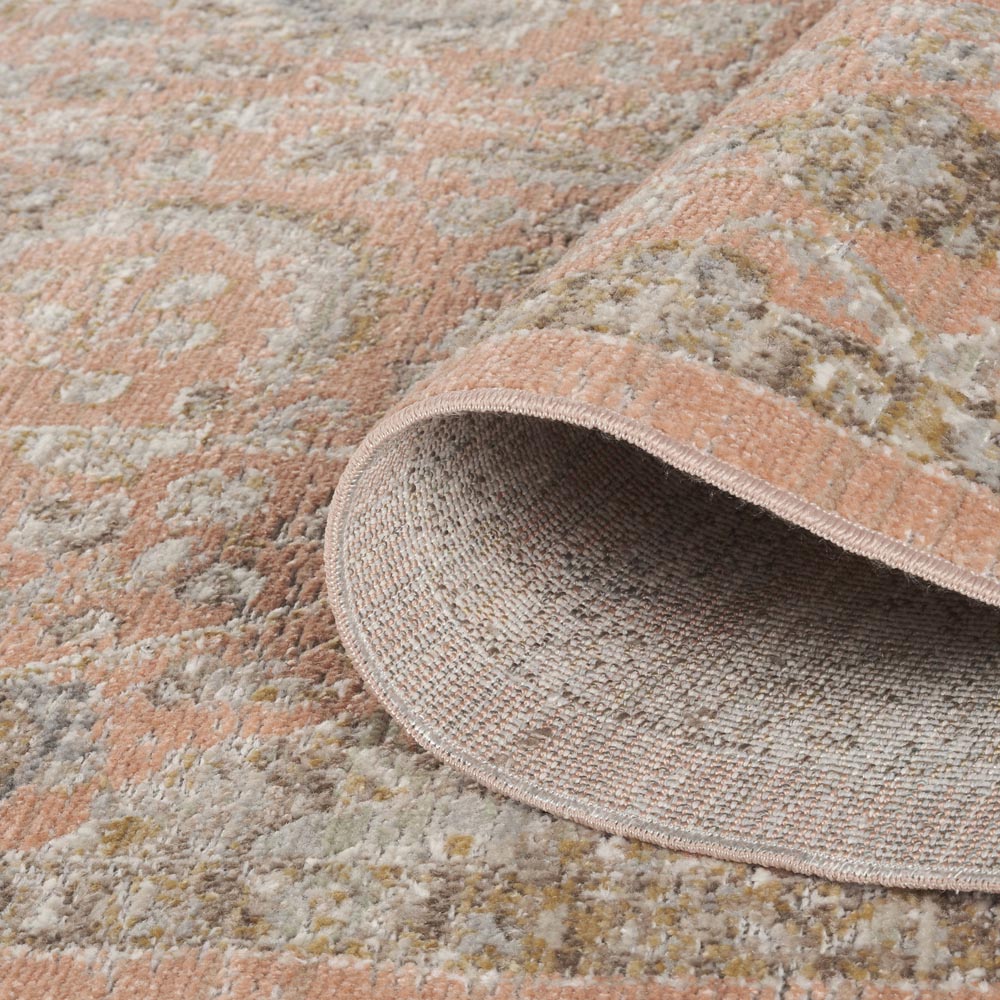 Desire Rugs Maia Coral Floral Non Slip Rug 200 x 300cm Image 4