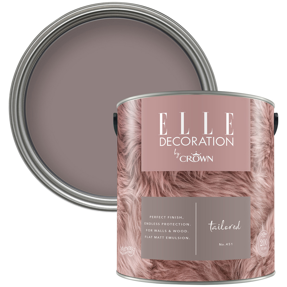 Elle Decoration Tailored 451 Flat Matt Emulsion Paint 2.5L Image 1