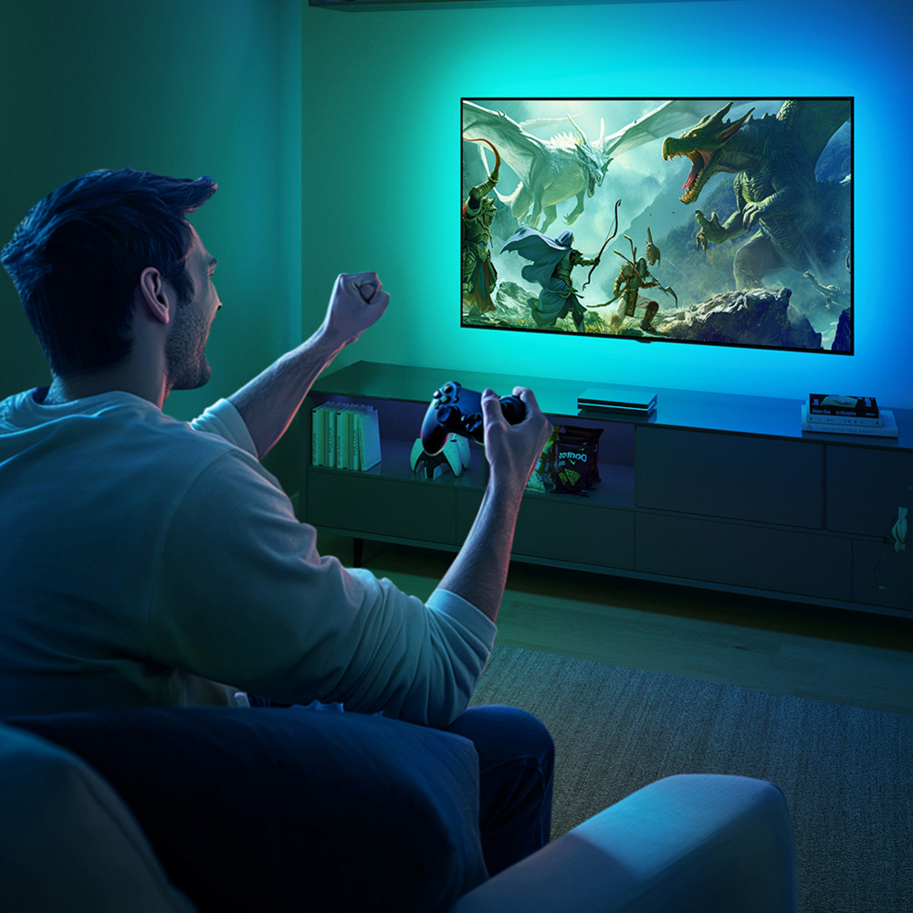 Govee AI Sync Box 2 RGBWIC LED Smart TV Backlight Kit 55-65 inch Image 8