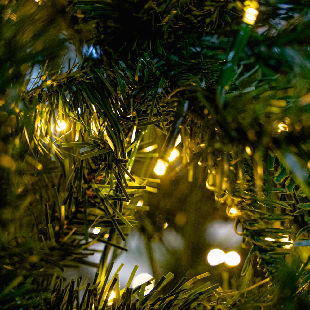 BOSK Eaton Pre-Lit 4300 Warm White LED Fir Christmas Tree 10ft | Homebase
