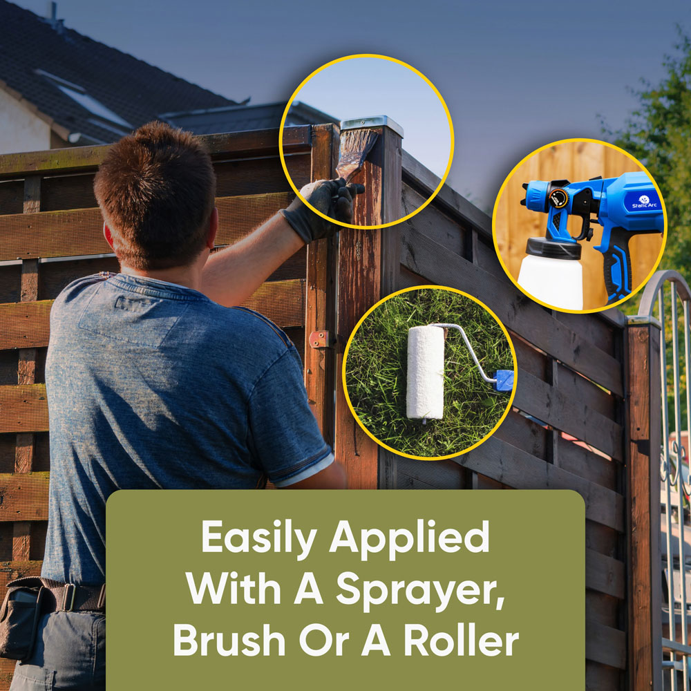 Postsaver Creostain Light Brown Oil Based Fence & Shed Stain (Creosote/Creocote Alternative) 16L Image 4