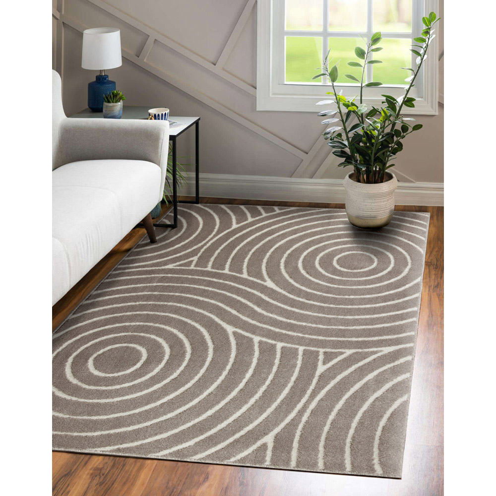 Eselle Rhythm Sculpt Natural Rug 200 x 290cm Image 2