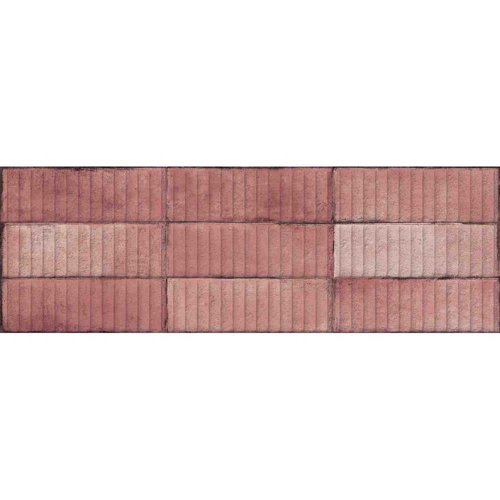 Bien Juno Ruby Gloss Ceramic Wall Tile 300 x 900mm 6 Pack Image 3