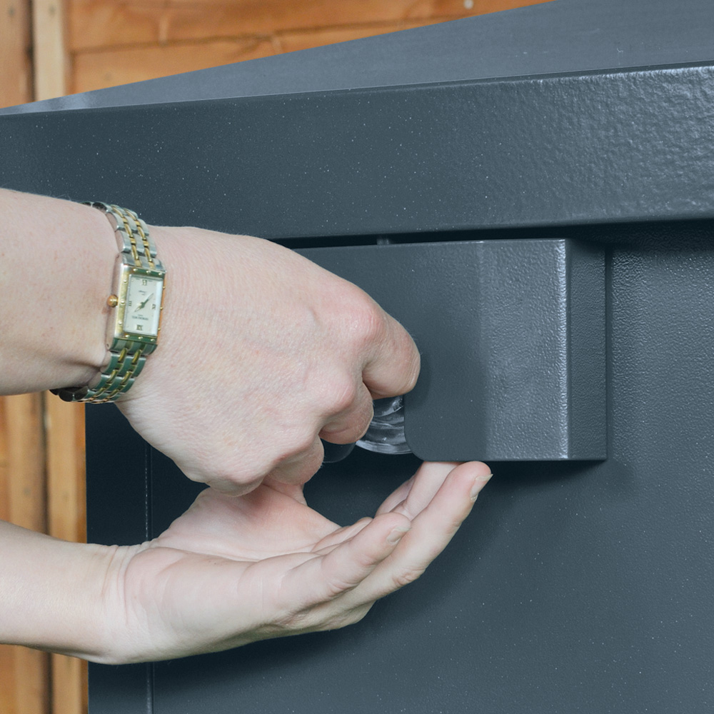 Asgard Access Plus 8 x 4ft Double Door Green Garden Shed Image 7