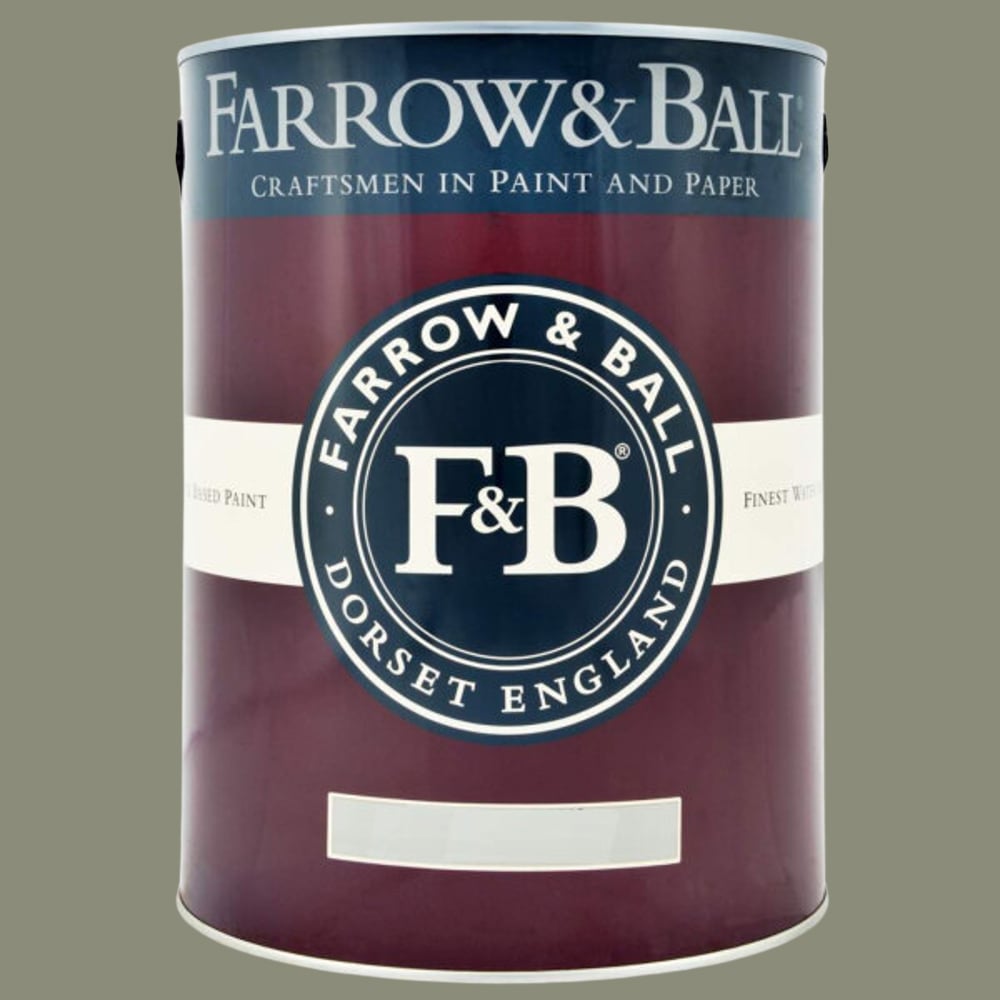 Farrow & Ball Interior Wood and Metal 292 Treron Flat Eggshell Paint 5L Image 2
