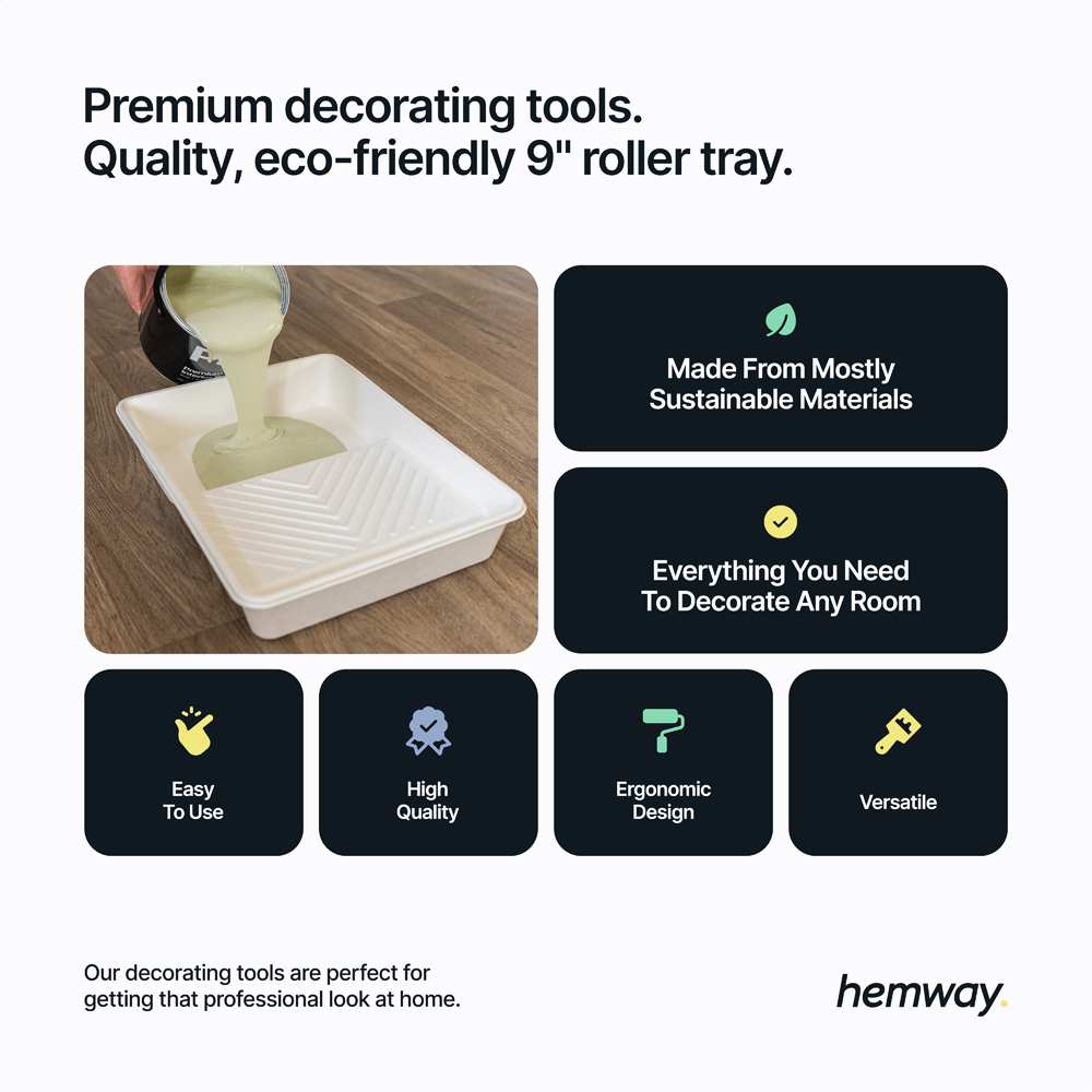 Hemway Premium Sugarcane Painting Tray 9 inch Image 5