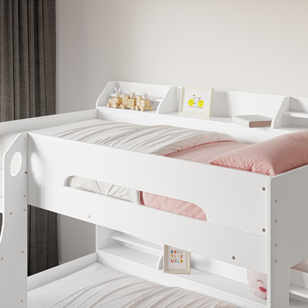 Flair Flick White Bunk Bed Image 3