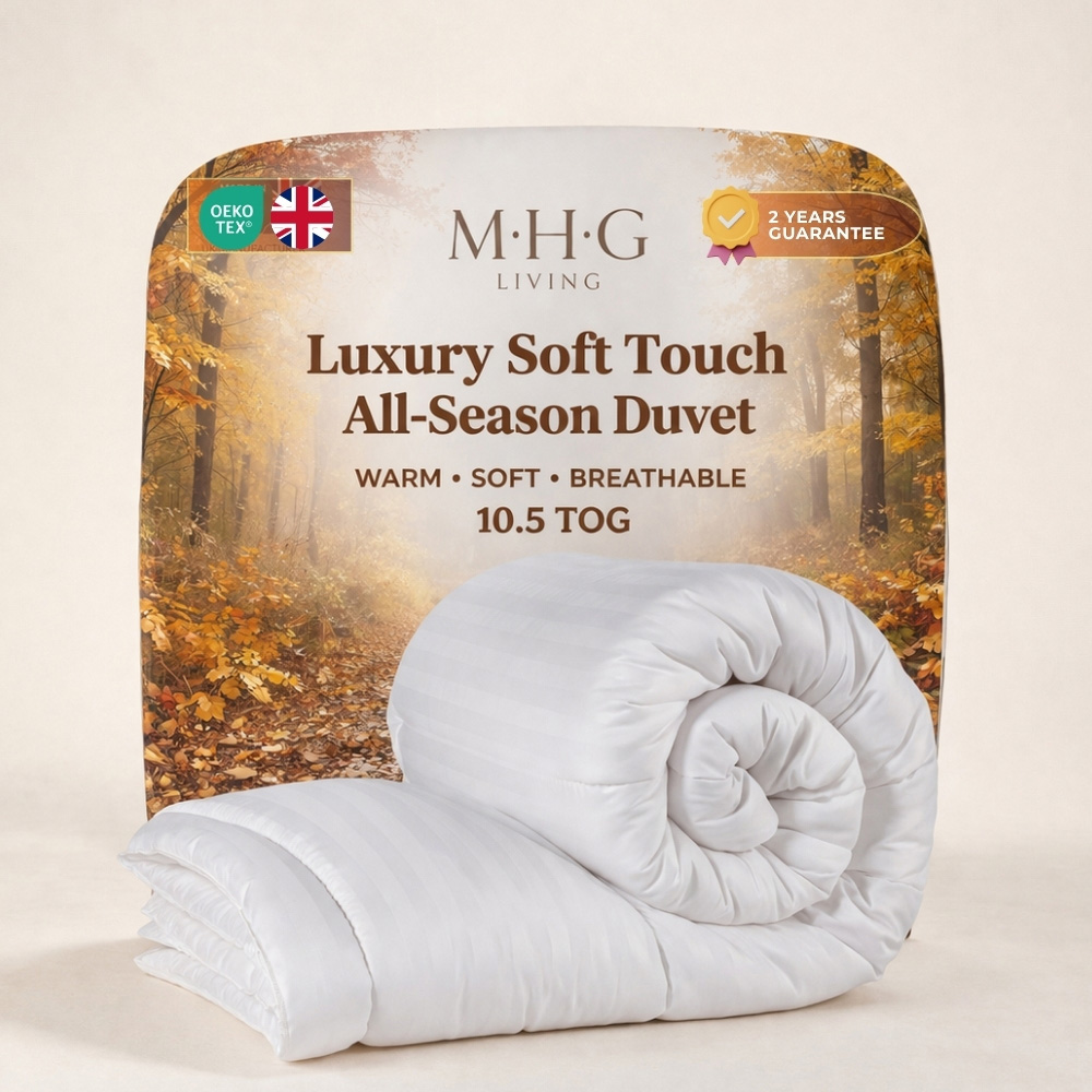 MHG Living King Size All Season Hollowfibre Duvet 10.5 Tog Image 2