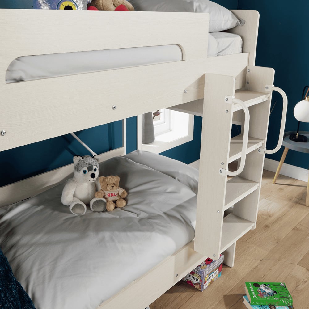 Home Source Hartford White Bunk Bed Image 4