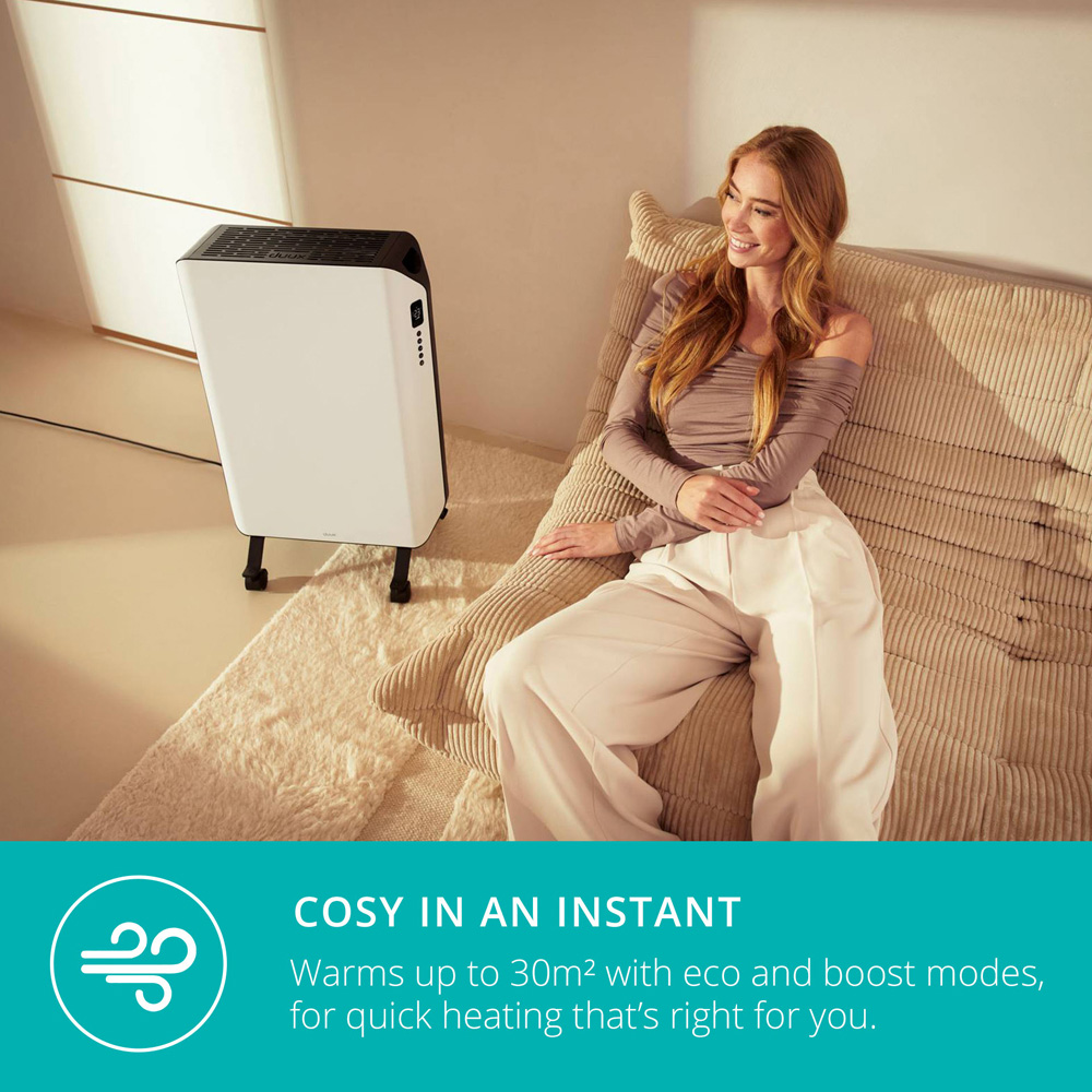 Duux Edge Smart White Oil Filled Radiator 2000W Image 3