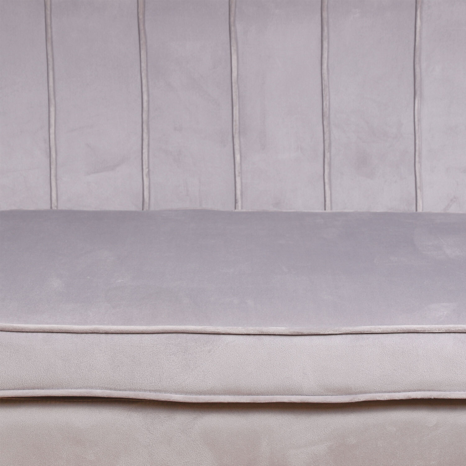 Kendall Grey 2 Seater Sofa - Grey Image 3