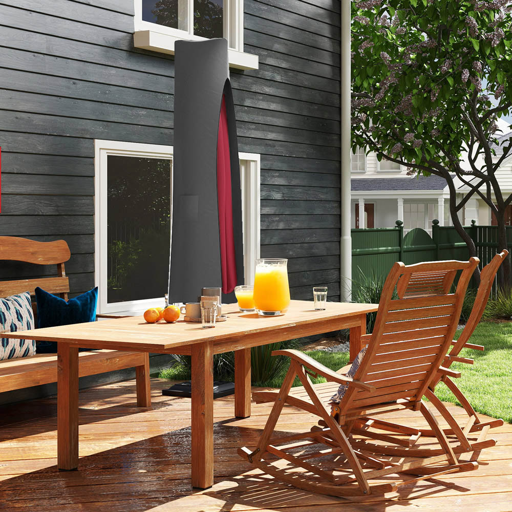 Outsunny Grey Parasol Cover Image 4