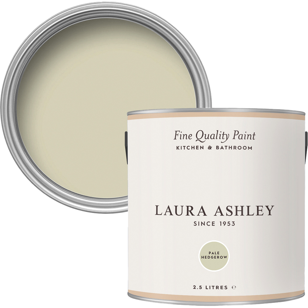Laura Ashley Kitchen and Bathroom Pale Hedgerow Emulsion Paint 2.5L Image 1