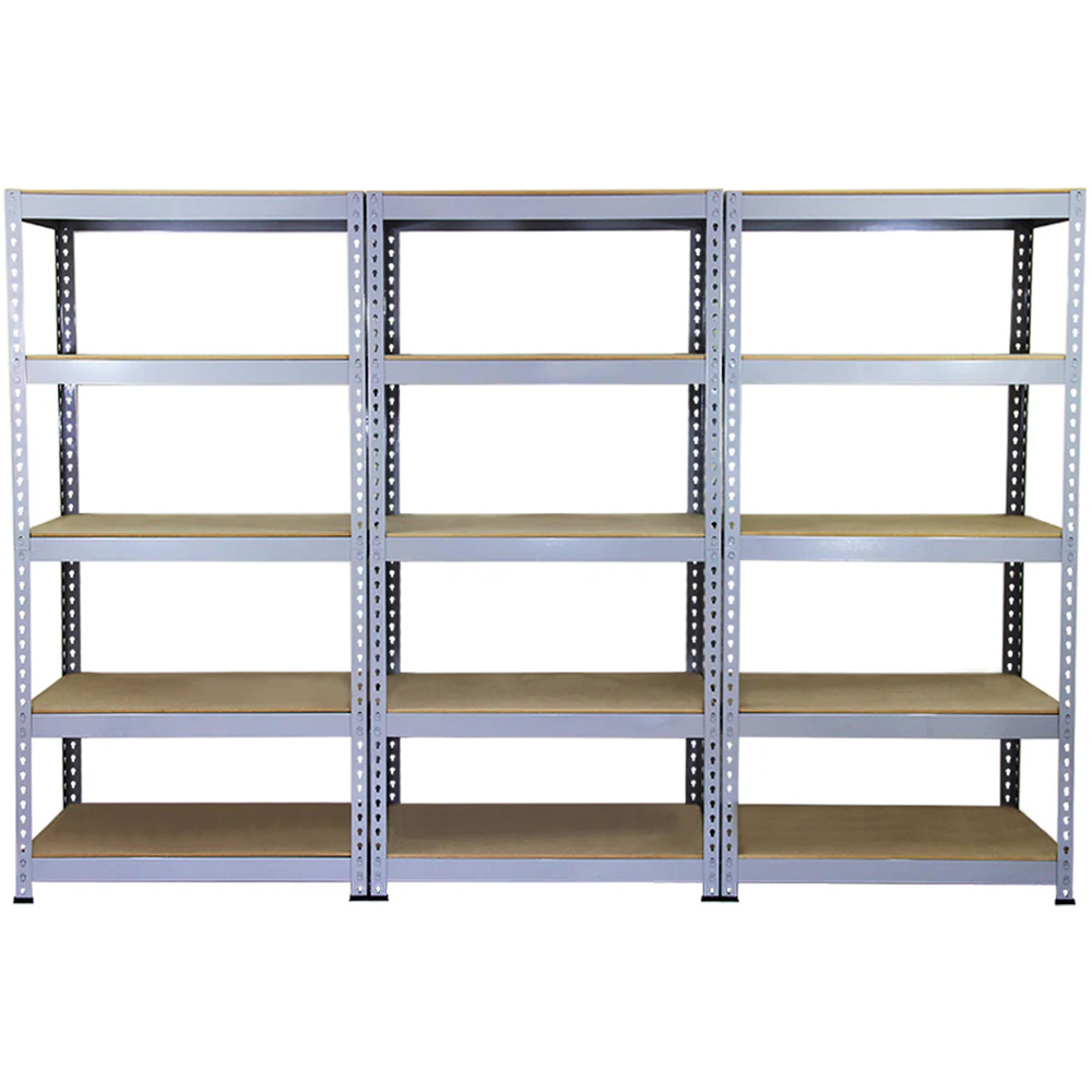 Monster Shop Q-Rax 5 Tier Grey Metal Racking Units 10 Pack Image 5