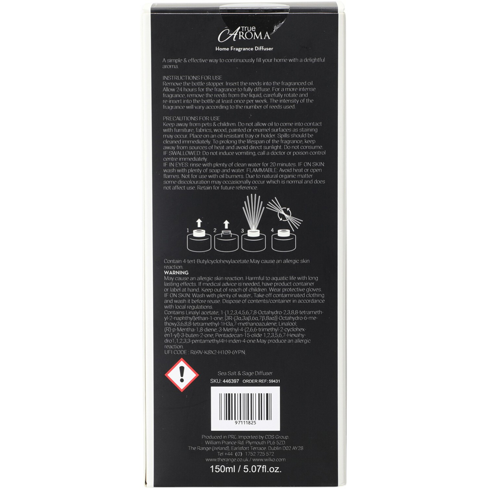 Sea Salt and Sage Reed Diffuser Image 4