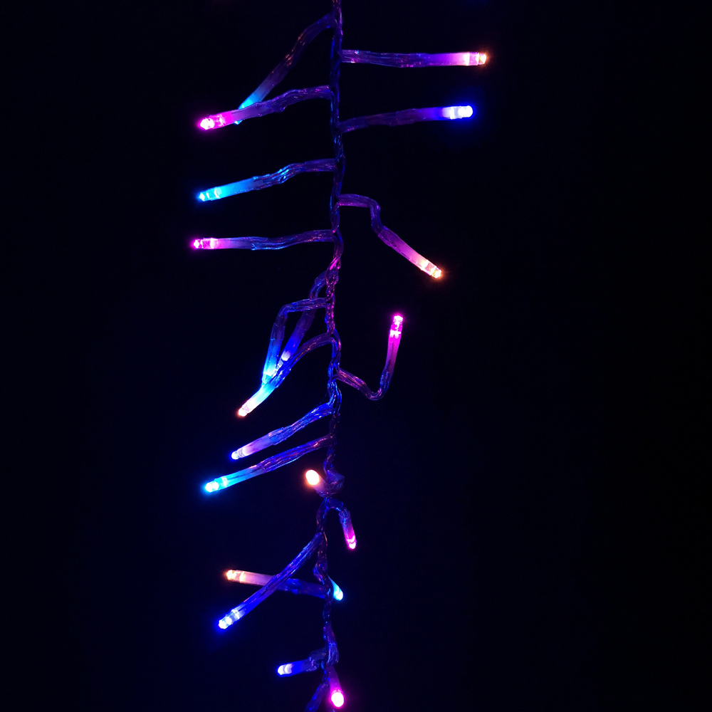 Premier ClusterBrights 960 Rainbow LED Multi-Function Christmas Cluster Light 12.4m Image 6