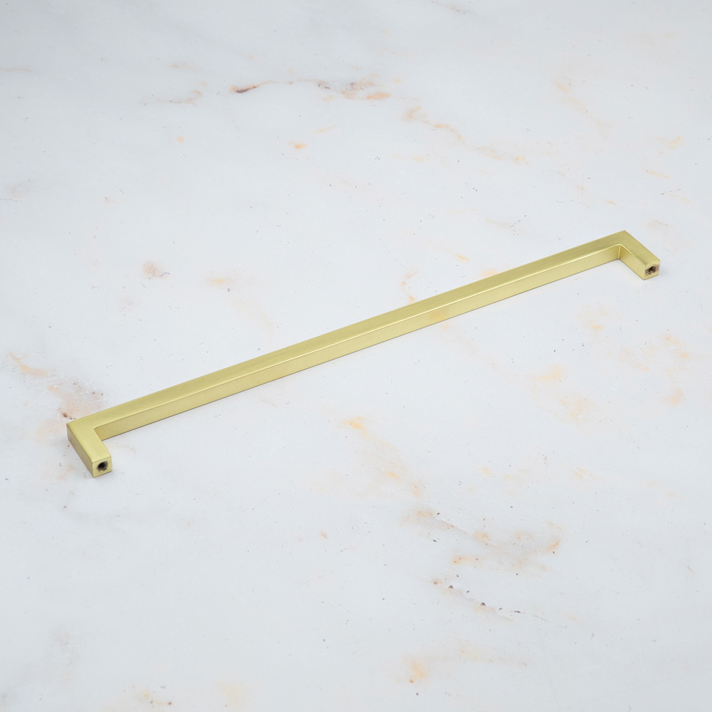 Handle & Home Satin Brass Square Handle 320mm Image 4