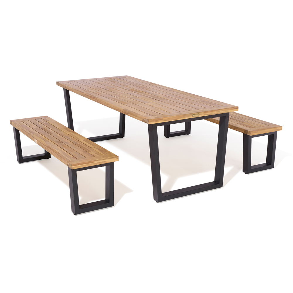 Rowlinson Stockholm 6 Seater Dining Set Image 2