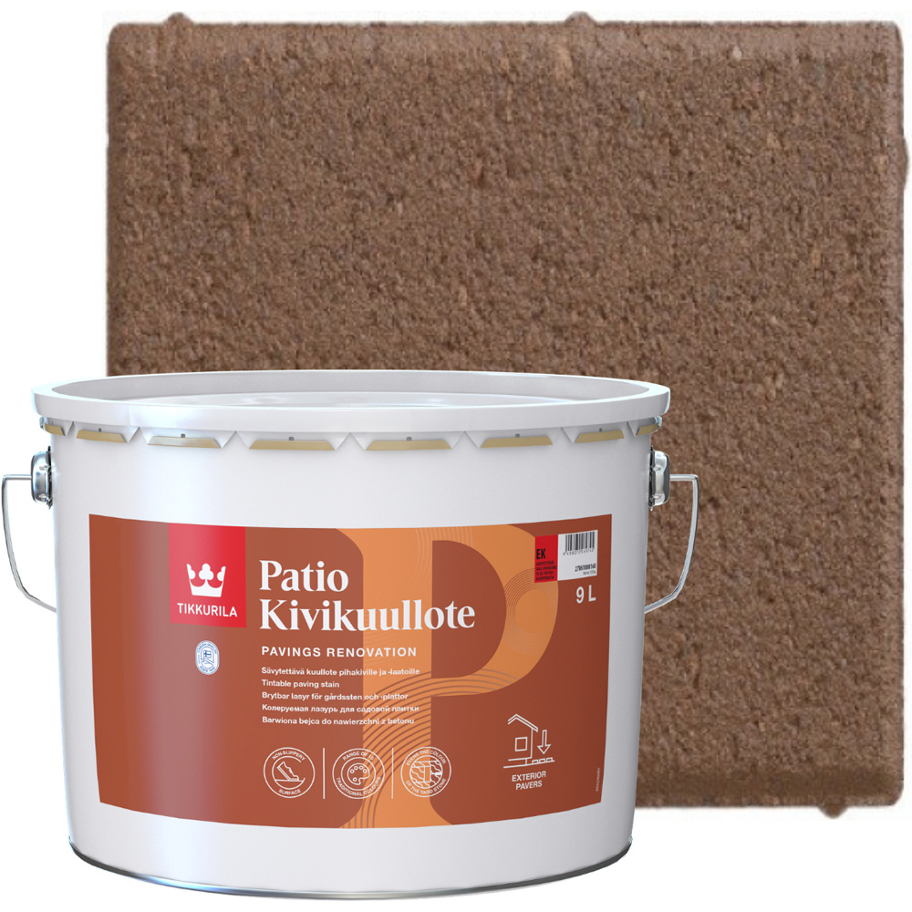 Tikkurila Patio Kivikuullote EK09 Patio Paving Stain 10L Image 4