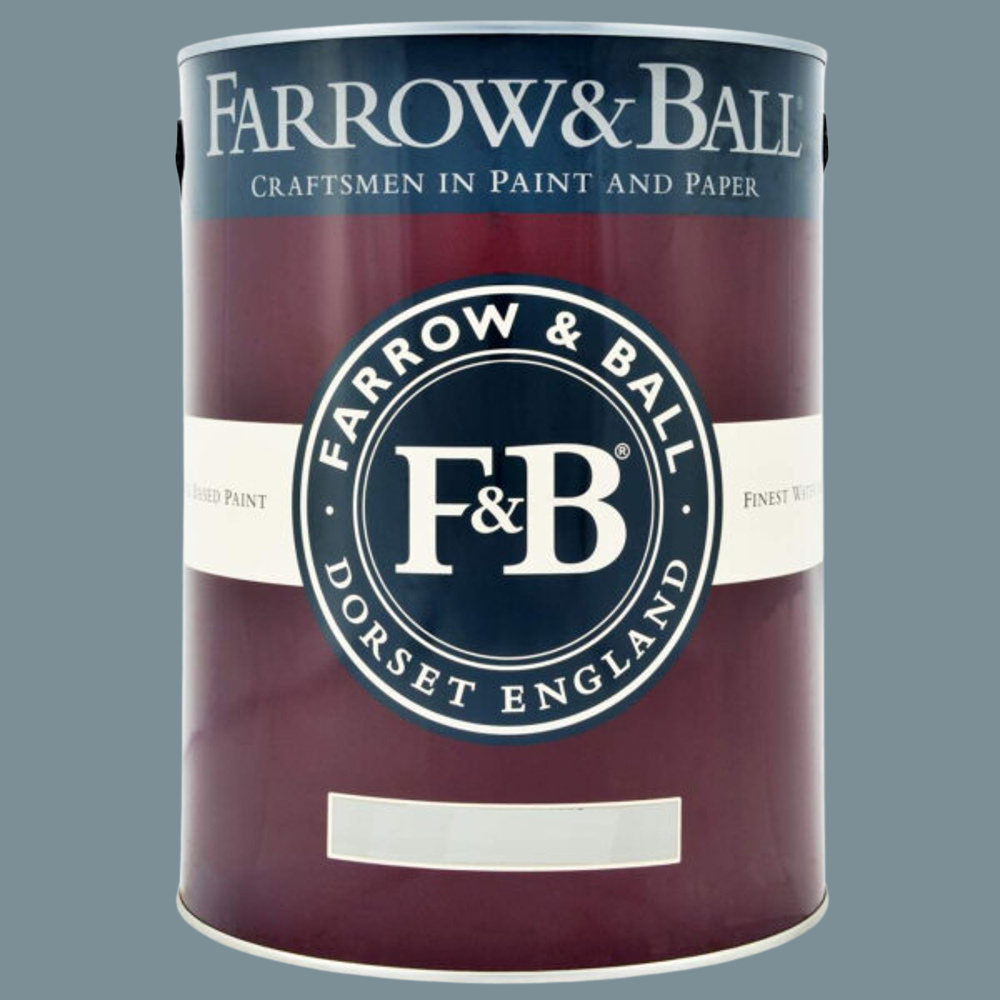 Farrow & Ball Interior Wood and Metal 306 Selvedge Flat Eggshell Paint 5L Image 2