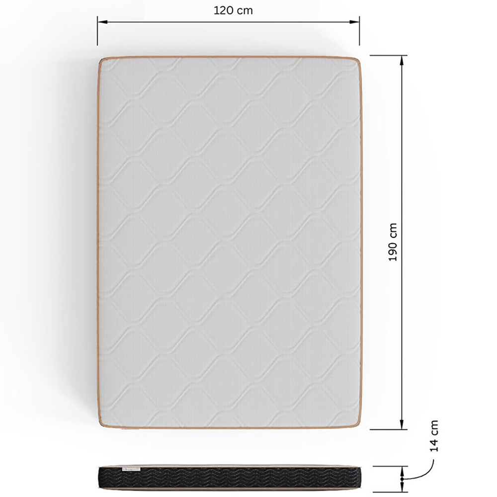 GFW Sleepy Castle Small Double Bonnell Spring Mattress Image 8