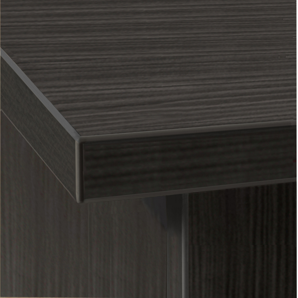 R White Cabinets 2 Drawer Single Cabinet Black Set-02 Desk Image 2