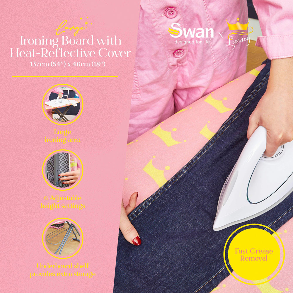 Swan x Lynsey Ironing Board 137 x 46cm Image 7