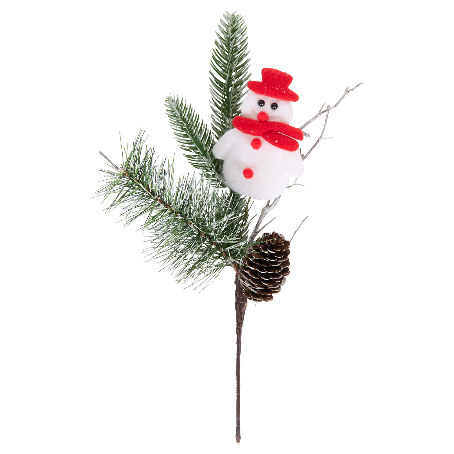 Novelty Santa or Snowman Pick Image 4