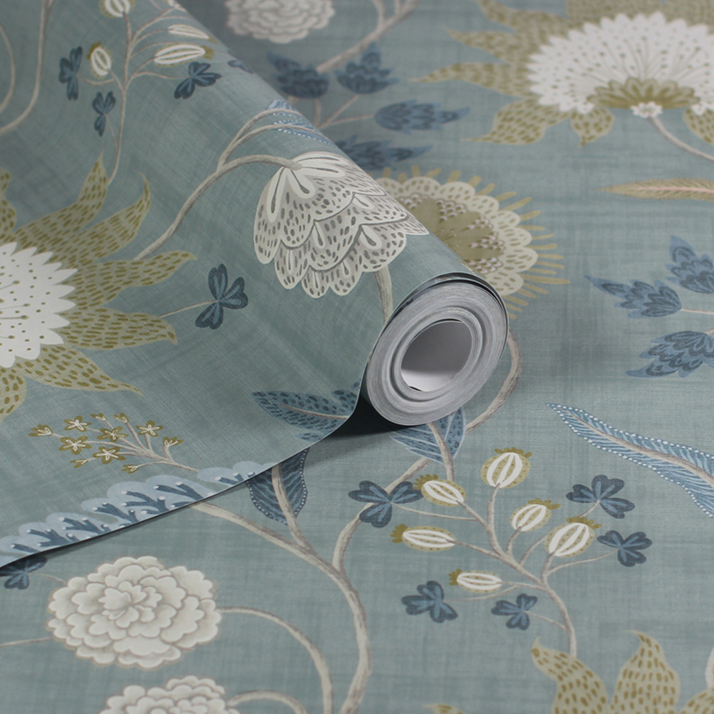 Esselle Home Fable Trail Seafoam Wallpaper Image 2