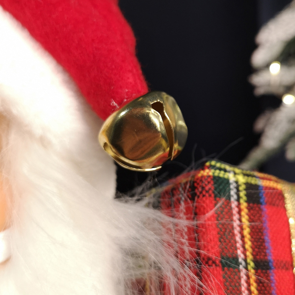 Samuel Alexander Standing Red Santa Claus with Sack Indoor Christmas Decoration Image 3