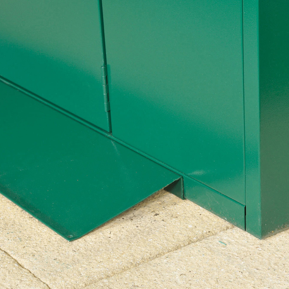 Asgard Flexistore 5 x 7ft Green Apex Garden Shed Image 4