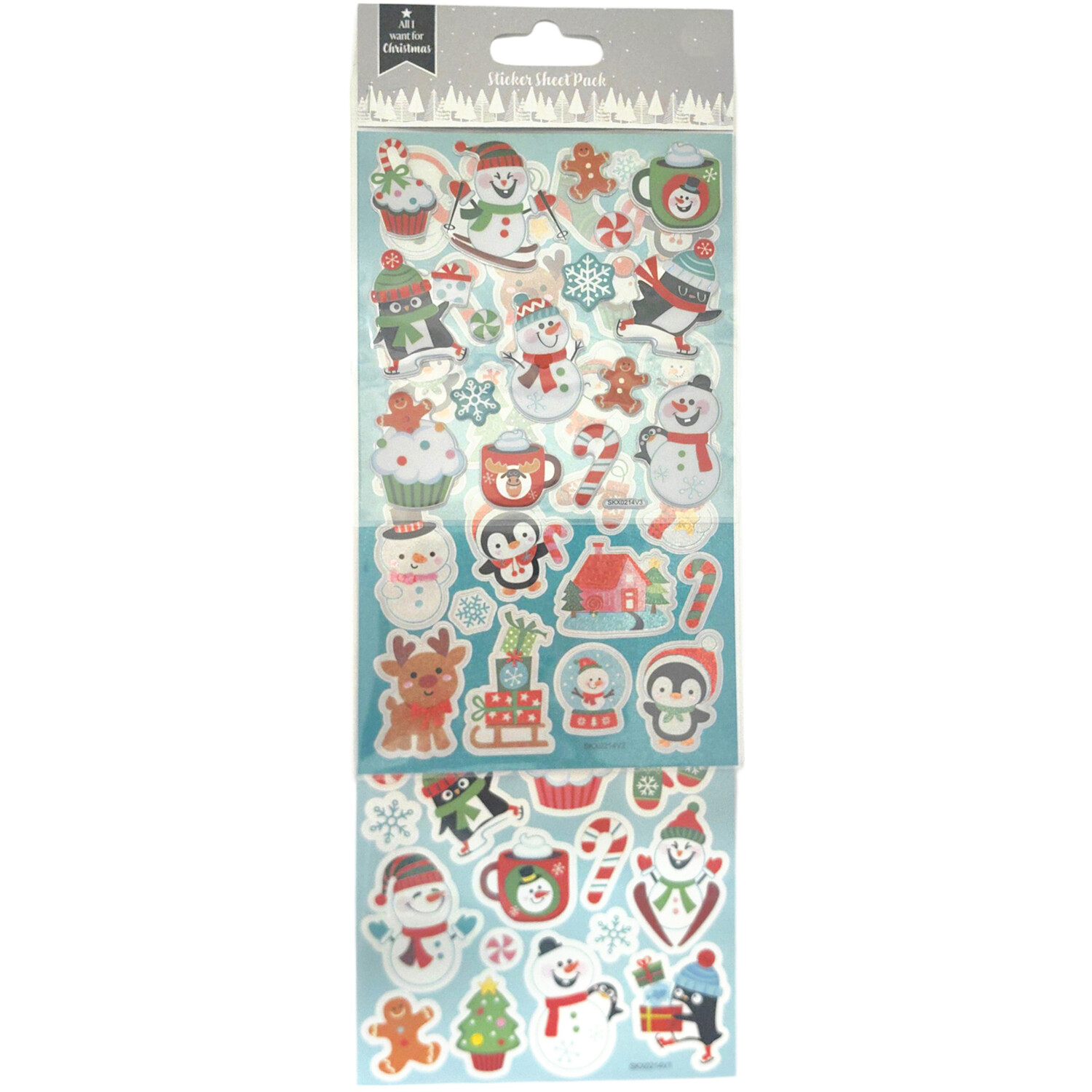 Christmas Sticker Sheet Pack Image 1