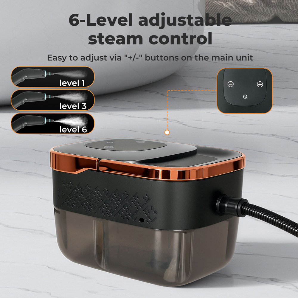 Spector SM2004-BK-UK Multipurpose Portable Steam Cleaner with Tools 1500W Image 4