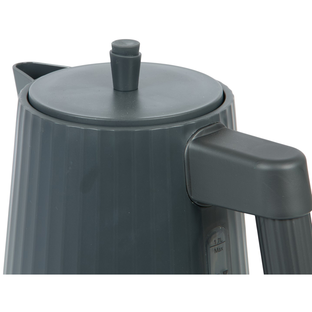Kitchen Master Ribbed Kettle Charcoal Image 6