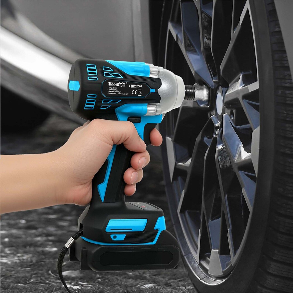 Traderight 21V Cordless Brushless 1/4 inch Impact Driver with 2 Batteries Image 2