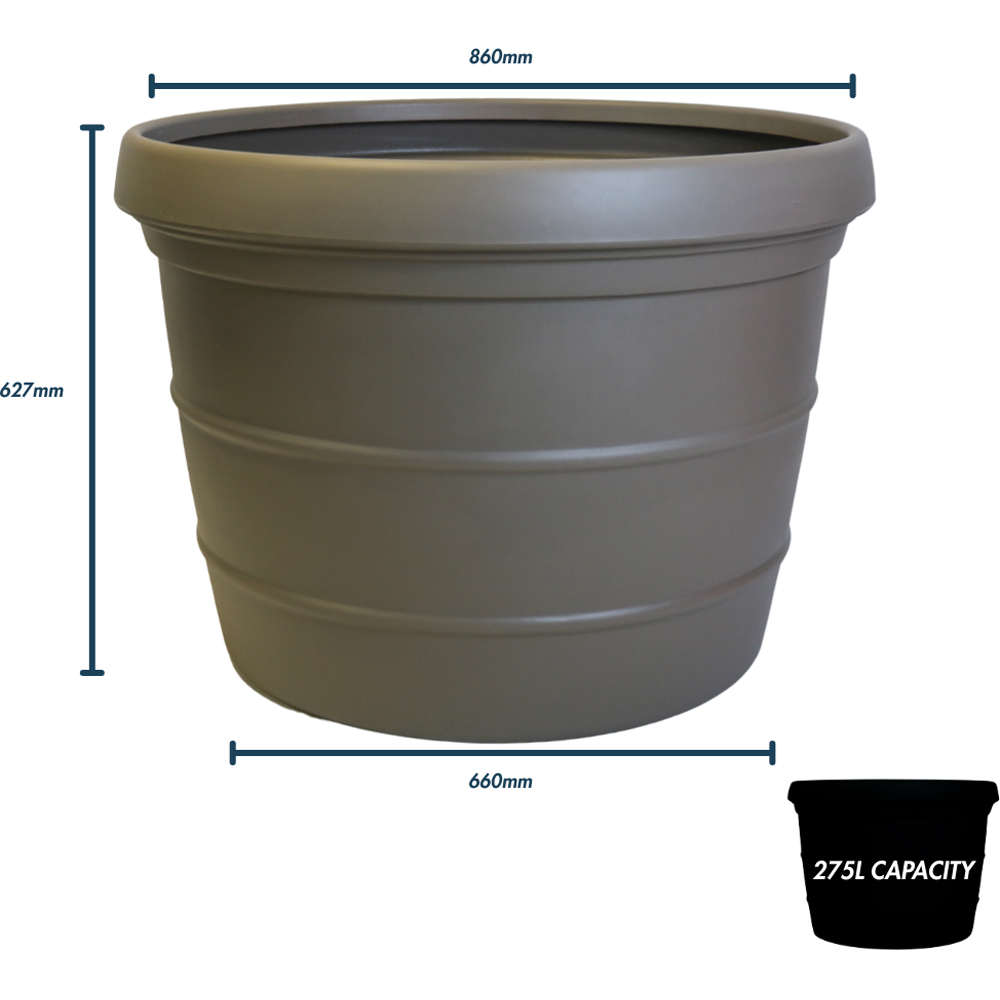 Trifibre Kesington Clay Planter 62 x 66cm Image 7