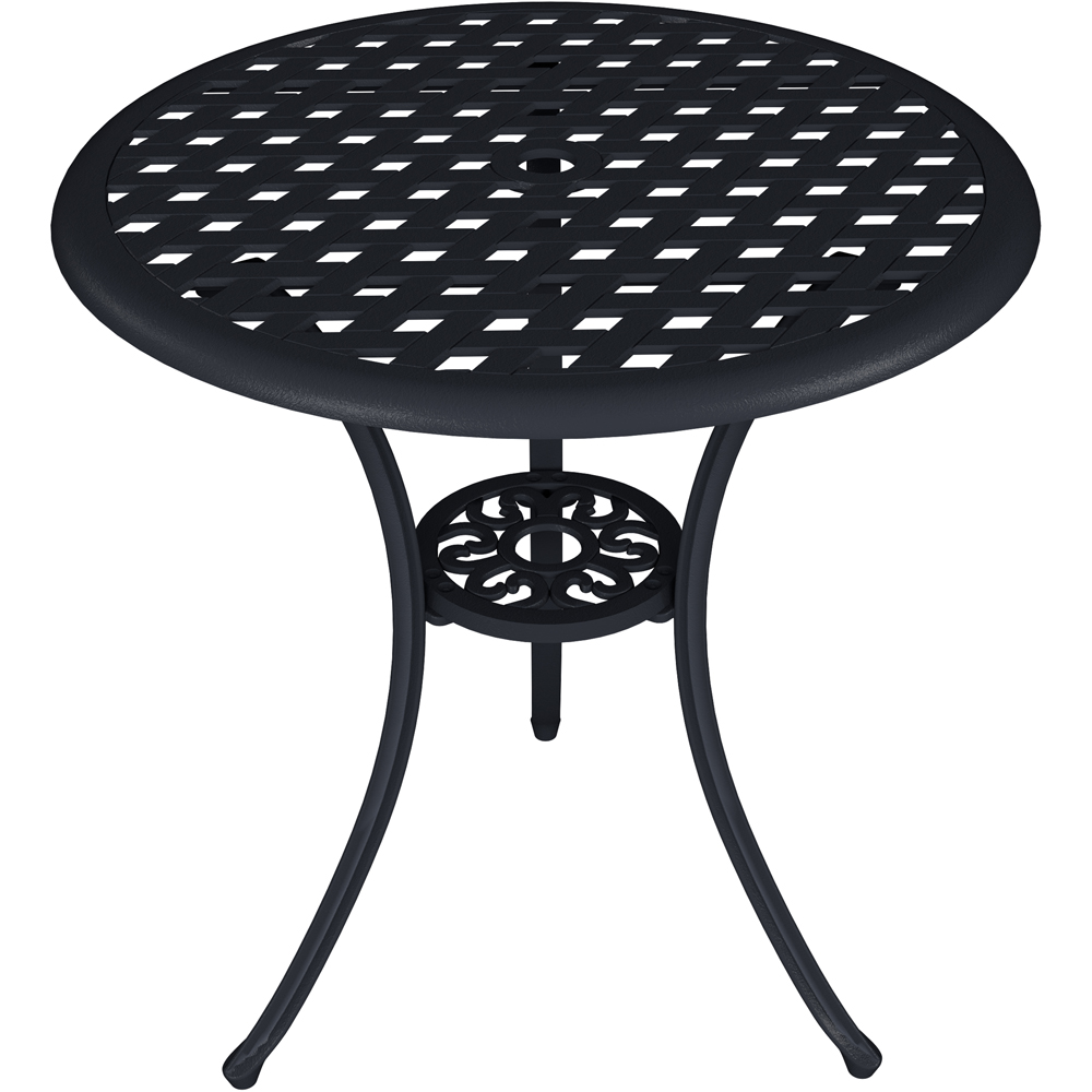 Charles Bentley Cast Aluminium 2 Seater Bistro Set Grey Image 6