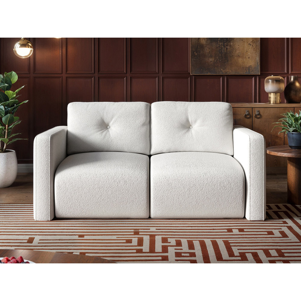 Solace+Co Wilfie 2 Seater Beige Chenille Sofa Image 5