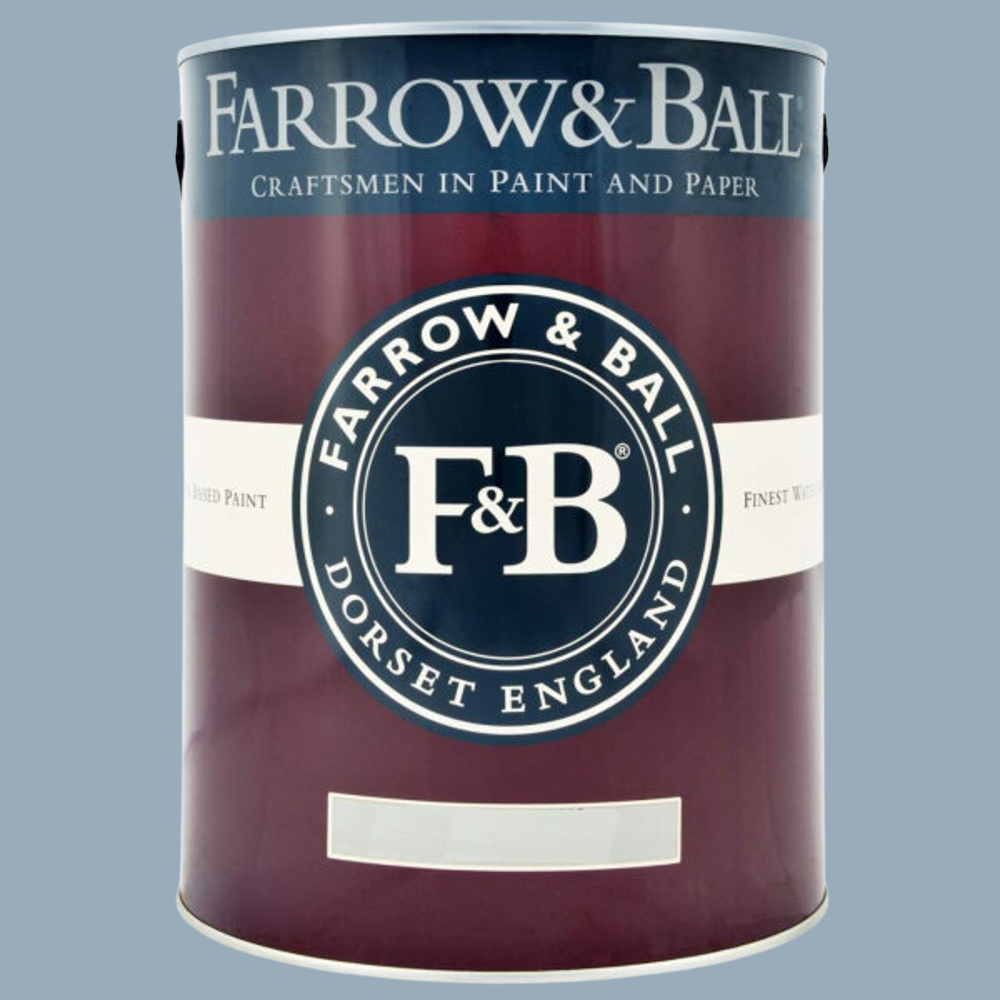 Farrow & Ball Interior Wood and Metal 307 Kittiwake Flat Eggshell Paint 5L Image 2
