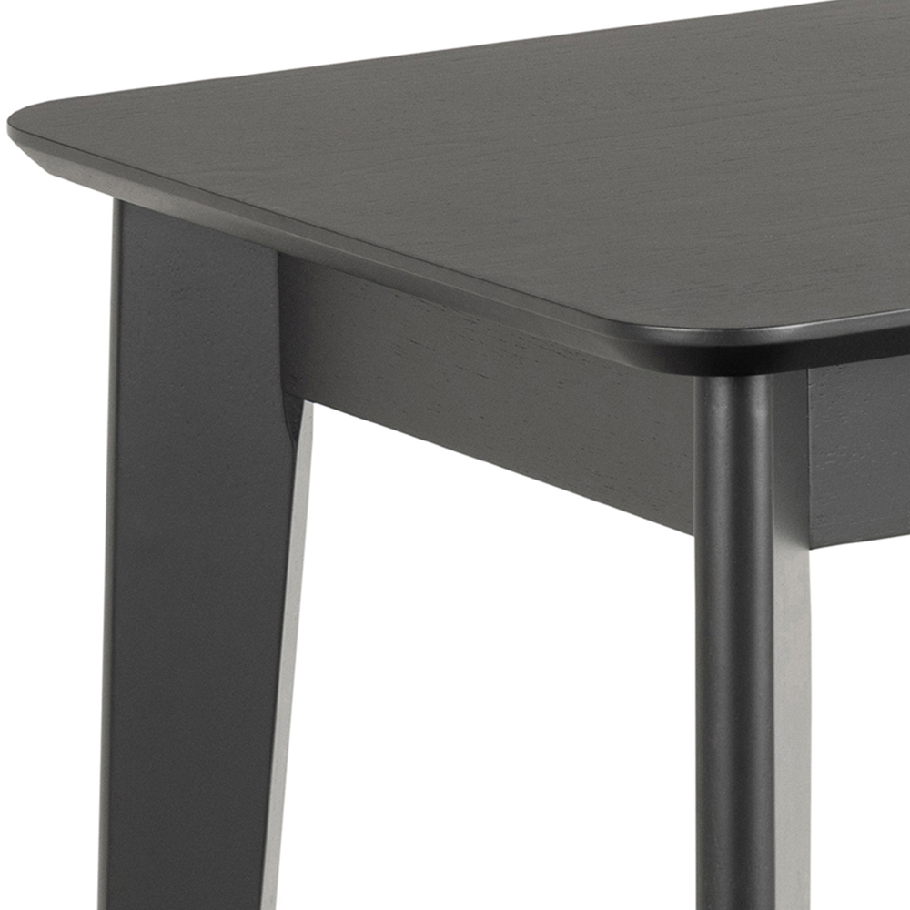 Florence Roxby Single Drawer Black Office Desk Image 6